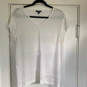 White Short Sleeved Blouse
